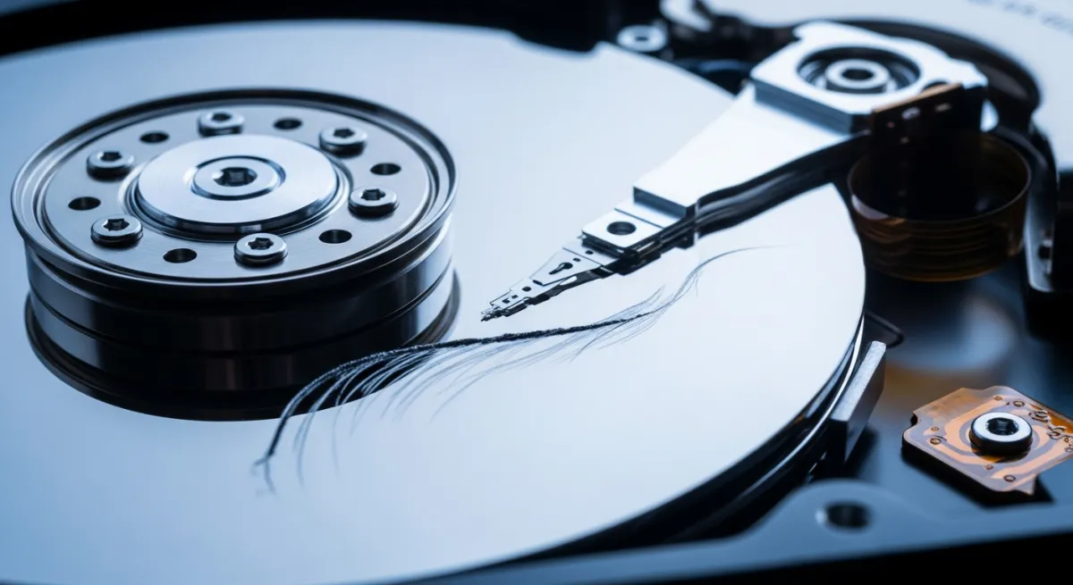 Broken Hard Drive Platter